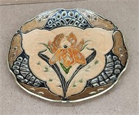 Brass/Enamel Cloisonne Decorative Plate