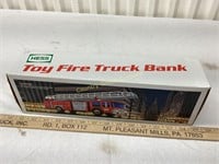 Hess Toy Fire Truck Bank