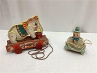 Vintage Toys  Circus Elephant and Humpty Dumpty -C