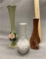 Valley Vista, Royo, Montana Clay, Bud Vases