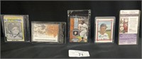 2 Signed Baseball Cards, Willie Mays Baseball