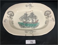 Adams Creamware Platter.