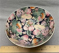 Large Decorative Bowl Fruit Design
