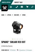 SPARC Solar Red Dot Optic