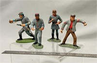 Vintage 2.5" die cast British toy soldiers