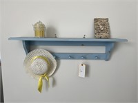 WOODEN SHELF AND DECOR