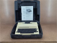 Sears Portable Typewriter W/ Case & Manual