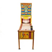 1953 Williams Bowler Shuffle Puck Arcade Game