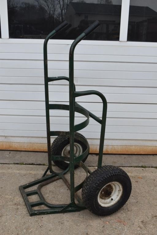 Heavy duty pneumatic wheel nursery hand truck; as