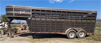 20’ Bison Gooseneck Stock Trailer