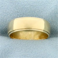 Womans Wedding Band Ring in 14K Yellow Gold