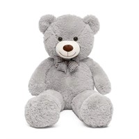MaoGoLan Big Fluffy Gray Teddy Bear 39 inch Large