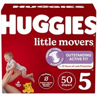 Huggies Size 5 Diapers, Little Movers Baby Diaper
