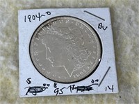 1904-O Silver Dollar UNC