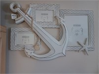 Large anchor nautical picture frame 27" wide