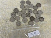 (25) Canada Silver Halves 1950s-1960s