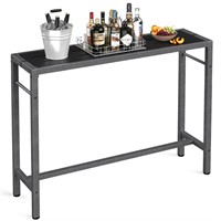 Mr IRONSTONE Outdoor Bar Table 53'' Patio Table P