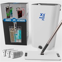 X3 Mop XL, Separates Dirty and Clean Water, 3-Cha
