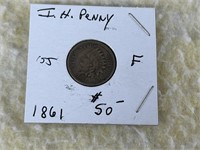 1861 Indian Head Penny