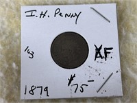 1879 Indian Head Penny - Extra Fine