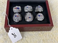 (6) Patriots Super Bowl Rings (Unknown if