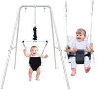 Hapfan Upgraded 2 in 1 Baby Jumper and Toddler Sw
