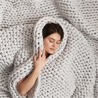 Hand-Knit Weighted Blanket for Adults - Ch
