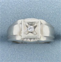Vintage Diamond Wedding or Engagement Ring in 14k