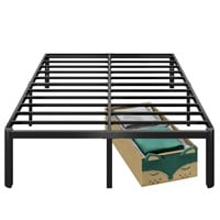 Fohigor 14 Inch Full Bed Frame with Round Corners