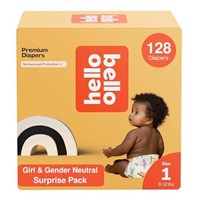 Hello Bello Premium Diapers, Size 1 (8-12 lbs) Su