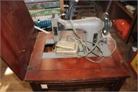 KENMORE SEWING MACHINE IN CABINET
