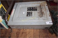 PANEL BOX WITH BREAKERS