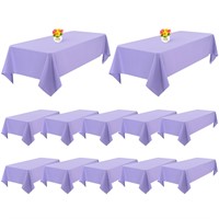 12 Pack Rectangle Tablecloth 60 x 102 inch Lavend