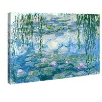 Wieco Art Water Lilies by Claude Monet Oil Painti