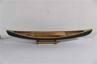 Hand Made Wood Boat  27 1/2 x 5