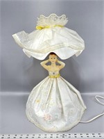 Vintage lady doll lamp