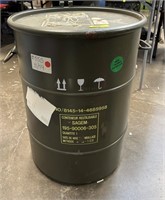 GREEN METAL CONTAINER / DRUM