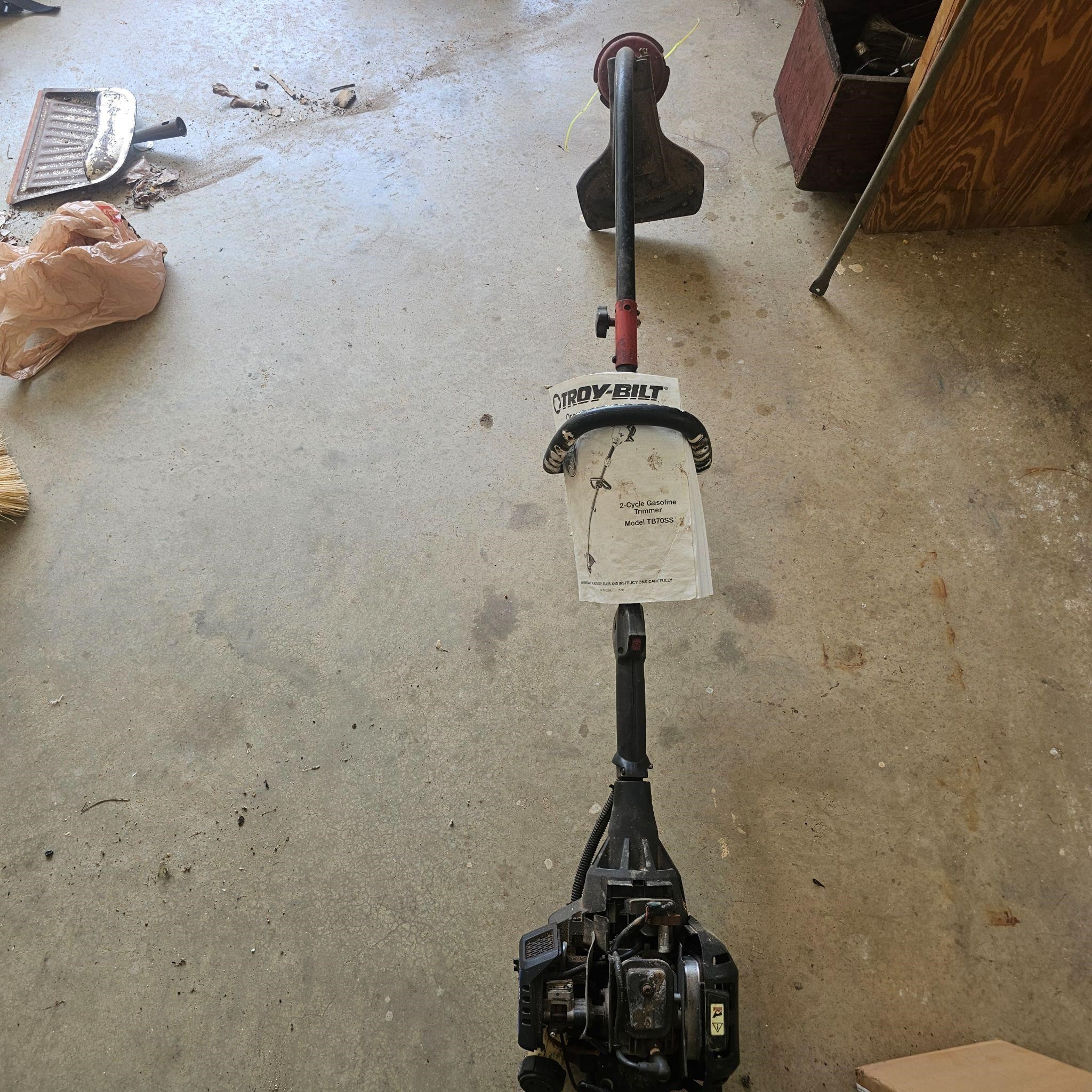 Troy-Bilt Weed Eater Has Compression - Damaged