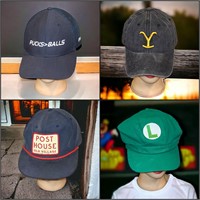 Lot of 4 Snapback Hat/Cap