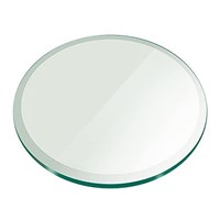 36" Inch Round Glass Table Top 1/2" Thick Tempere