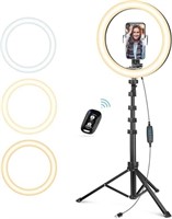 New - UBeesize 10'' Ring Light with 62'' Selfie