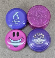 4pc Duncan & More Purple Yo-Yos