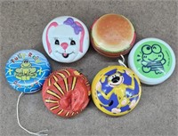 6pc 1980s Rare Yo-Yos Collection