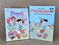 1973 Disney Pinocchio Book & Valentines