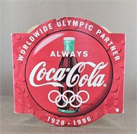 Coca-Cola Olympic Cardboard Tri-Sign