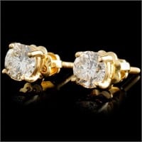 0.48ctw Diamond Earrings in 14K Gold