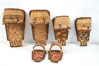 Chukchansi (Foothills Yokuts) Miniature Cradles