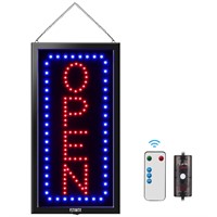 FITNATE LED Open Sign 19x10inches, Remote