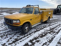1995 Ford F-350 Service truck, CLEAN SAFTIED TRUCK