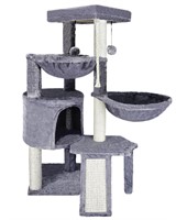 Xin Three Layer Cat Tree with Cat Condo and Two